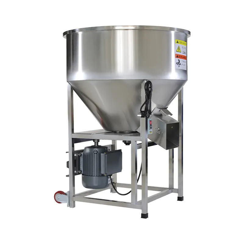 New stainless steel screw 100KG animal pellet feed mixer special for farm