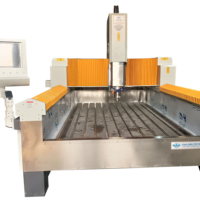 Routeur CNC à tête unique haute précision JK-1325 pour la sculpture en relief sur pierre, équipement de gravure plate sur pierre CNC