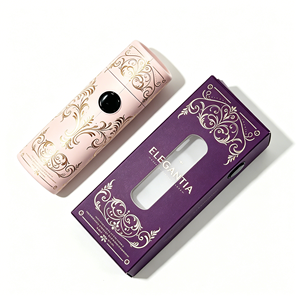 Child Resistant Button Rigid Cardboard <b>Round</b> Cylinder <b>Box</b> for Premium Supplements Safety Packaging Custom Logo Wholesale - Product Image 4