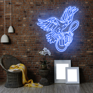 Phoenix LED Neon Sign, Multi-Color <b>Wall</b> Decor, Plug Powered, Static Display, Perfect for Bar Decoration - Product Image 4
