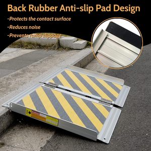 Rampas antideslizantes <span class=keywords><strong>para</strong></span> patinete Hanak R31, <span class=keywords><strong>rampa</strong></span> portátil <span class=keywords><strong>para</strong></span> silla de ruedas de 2 pies <span class=keywords><strong>para</strong></span> <span class=keywords><strong>escaleras</strong></span> domésticas, bordillos <span class=keywords><strong>para</strong></span> escalones, rampas y soportes <span class=keywords><strong>para</strong></span> motocicleta - Product Image 5