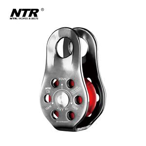 Polea de <span class=keywords><strong>cuerda</strong></span> de 30KN de aleación de aluminio, polea giratoria única para escalada en <span class=keywords><strong>roca</strong></span>, árbol fijo, rappel, Arborist Rescue - Product Image 1