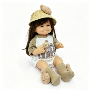 Muñeca reborn personalizada, muñeca niña de pelo largo, muñeca realista de tamaño infantil - Product Image 4