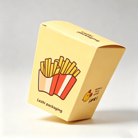 Boîte d'emballage personnalisée pour poulet frit à emporter, seau en papier blanc pour poulet frit et pop-corn avec système de ventilation