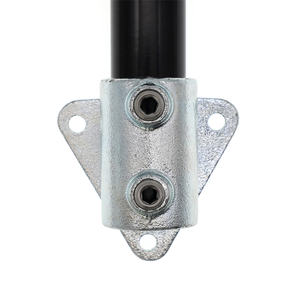 Accesorios de Tubería de Hierro Fundido, Abrazadera de Llave Galvanizada por Inmersión en Caliente, Fijación Lateral para Barandillas de Seguridad, Certificación ISO9001 - Product Image 5