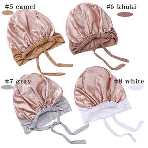 <span class=keywords><strong>Bonnet</strong></span> <span class=keywords><strong>sous</strong></span> écharpe personnalisé avec corde à <span class=keywords><strong>nouer</strong></span> Bonnets de couleur unie Turban pour femmes <span class=keywords><strong>Hijab</strong></span> <span class=keywords><strong>sous</strong></span> écharpe doublé en soie satinée - Product Image 5