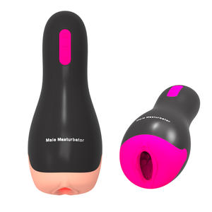 12 Modi Vibration Silikon Elektrische Auto Heizung Voice Play <span class=keywords><strong>Vagina</strong></span> Pocket <span class=keywords><strong>Pussy</strong></span> Men Vibrator Mastur bator Gerät für Männer - Product Image 6