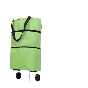 Foldable Grocery <b>Trolley</b> With <b>Wheels</b> Lightweight Durable Waterproof Shopping Cart For Supermarket Use - Product Image 5