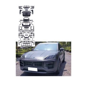 Facelift pour Porsche <span class=keywords><strong>Cayenne</strong></span> 9Y0.1 2018-2023 À 9Y0.2 2024 kit carrosserie Version coupe Turbo assemblage de barre avant - Product Image 1