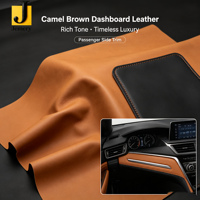 Cuir silicone extensible texturé 3D métallisé Jemery pour tableau de bord de voiture, motif personnalisé, alternative au cuir PU, OEM ODM