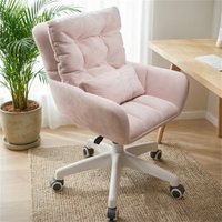 Chaise de bureau ergonomique moderne en cuir, confortable pour les longues sessions d'assise, idéale pour l'école et la maison, chaise pivotante
