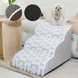 Fabrik Direkt verkauf Haustier Leiter Spiel Übung Sofa Schritte Sicher Komfortable Kleine Hund Katze Schwamm Hang Abnehmbare Trampolin Treppe - Product Image 4