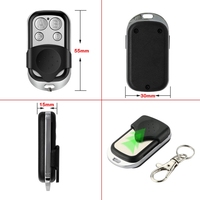 433MHz Code fixe universel porte de Garage/porte télécommande émetteur de commande duplicateur Code Grabber