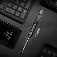 Kit de fer à souder numérique intelligent TS101 Mini avec écran d'affichage, câble USB Type C et tête de soudure TS B2 pour la réparation de téléphones mobiles