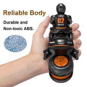 Moto jouet RC, moto à dérive rotative à 360 degrés, <span class=keywords><strong>voiture</strong></span> <span class=keywords><strong>télécommandée</strong></span> pour jeu de moto <span class=keywords><strong>télécommandée</strong></span> à grande vitesse - Product Image 5