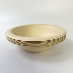 KM personalizado 9 pulgadas 10 pulgadas biodegradable redondo Natural plato <span class=keywords><strong>cero</strong></span> residuos bagazo plato de cena caña de azúcar vajilla - Product Image 5