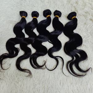 Letsfly Paquetes de Cabello Humano con Ondas Corporales 1BT30 Marrón 16 Pulgadas 40 gramos 100% Cabello Humano Trama de Cabello 20 Piezas 99USD - Product Image 5