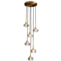 Grand lustre en cristal de luxe pour salle à manger, escalier, bâtiment, luminaires suspendus de style avancé pour salon, longueur moyenne