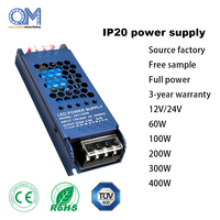 Alimentation à découpage AC-DC ultra-mince pour LED, 12V 24V 60W 100W 200W 300W 400W, transformateur pour bande LED