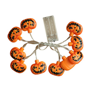 Guirnalda de Luces LED con Forma de Calabaza, Decoración para el Festival de los Fantasmas, Linternas Coloridas de Varios Tamaños, Luces de Ambiente para Fiestas, Suministro Directo - Product Image 5