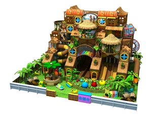 ศูนย์เล่นในร่มสำหรับเด็กแบบกำหนดเองได้ พร้อมสไลเดอร์สูงและอุปกรณ์สนามเด็กเล่นในร่มพร้อมแทรมโพลีนพาร์ค - Product Image 1
