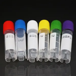 Transparente Probe Kleines Flaschen röhrchen IVF Plastic Frozen 0,5 ml 1,5 ml 2ml Cryogenic Tube