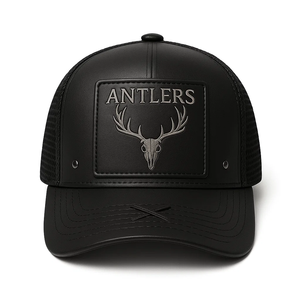 מותאם אישית רטרו camo trucker רשת כובע תיקון 5 לוח 112 סגנון באיכות גבוהה עור לוגו חיה טריגר - Product Image 4