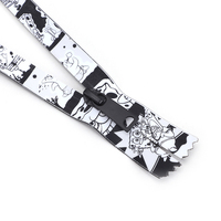 Fermeture éclair bidirectionnelle en plastique imperméable sur mesure pour combinaison de plongée, invisible, en caoutchouc TPU, certifiée OEKO-TEX