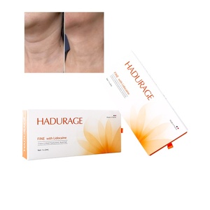 HADURAGE Gel de comblement cutané fin 2 ml, acide <span class=keywords><strong>hyaluronique</strong></span> injectable pour rides du visage et rides du cou, OEM ISO CE, <span class=keywords><strong>prix</strong></span> d'usine en gros OEM - Product Image 1