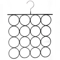 LM1054 Vente en gros de crochets ronds pour foulards en fil métallique avec 16 anneaux et revêtement en PVC