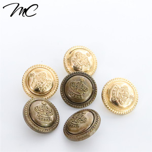 Botón de abrigo de plástico de Color dorado con Logo de marca personalizado, para ropa/<span class=keywords><strong>Jean</strong></span>/bolso/etiqueta - Product Image 2