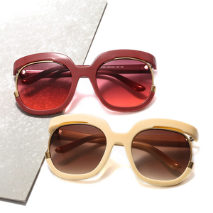 2024 New khung lớn Vòng kích thước lớn gafas de Sol sang trọng thời trang phụ nữ Kính mát cho nam giới - Product Image 1