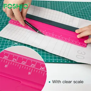 Foshio Design 8/10/12 Inch Soft Felt Car Wrapping Tool Vinyl Squeegee With Measuring