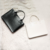 SIDAIXUE Mini Sac Fourre-Tout Sac à Main en Cuir PU pour Promotions Publicité