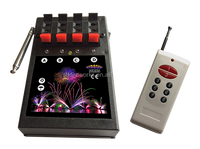 Système de tir de fontaine de glace avec télécommande, émetteur sans fil à 4 canaux, pour l'application de feux d'artifices de pyrotechniques, scène d'allumage froide