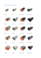 Connecteur DT Kit 2-12 Broches Gris Connecteurs Étanches/16 # Tonneau Style Bornes (14 AWG)/Bouchons d'étanchéité