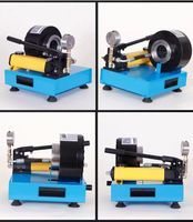 Máquina Manual Hidráulica para Prensar Mangueras con Bomba Manual para Mangueras de Freno, Combustible y Aceite de Goma de 1/4-1 pulgada, Herramienta de Ensamblaje y Prensado de Tuberías