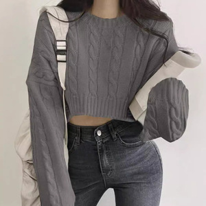Nuovo Design 2025: <span class=keywords><strong>Cardigan</strong></span> Retrò Intrecciato in Stile Coreano per Donne, Maglione <span class=keywords><strong>Sexy</strong></span> e Dolce per l'Autunno - Product Image 4