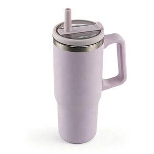 Golmate Großhandel Benutzerdefiniertes Logo 30oz Tragbarer Reisebecher Edelstahl Vakuumisolierter Henkelbecher für Heißen Tee und Eisgetränke - Product Image 5