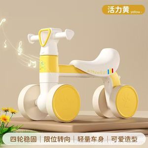Four Wheel Balance Bike For 1-3 Years Old Kids With Led Lights And Soft Wheels Toddler Scooter Toy Car - Product Image 3