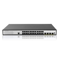 Produsen Terbaik 24GE 4 10G SFP L3 Managed Built-in 800W Power Supply PoE Ethernet Switch 1U Rack mount PoE Switch