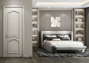 YALIG 2025 Venta Directa de Fábrica Puertas de Madera Baratas Diseño Popular Puertas Blancas para Interiores - Product Image 2