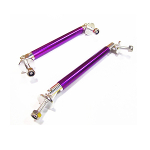 Universal Bracket Racing Front Bumper <strong>Lip</strong> Splitter Rod Strut Tie <strong>Bar</strong> Support 200mm/150mm/100mm/50mm 2PC 20CM Sport Aluminum XX - Product Image 2
