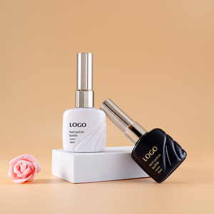 Botol Gel Polish Kaca Soda-Lime Mewah 7-10ml dengan Tutup Plastik, Sablon Sutra, Buatan Guangdong, Harga Terjangkau, Merek XINLONG - Product Image 2