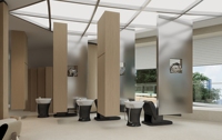 Projet de rénovation clé en main pour un salon et un café combinés, rénovation intérieure personnalisée pour un salon de beauté avec bar à café