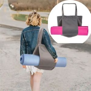 Custom Logo LANHAO Recycled Canvas <b>Medium</b> Zipper Closure Large Capacity Sturdy Yoga <b>Tote</b> <b>Bag</b> Multifunctional - Product Image 4