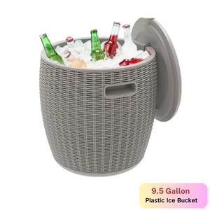 Chất lượng cao 9.5 Gal nhựa Xô đá với nắp ngoài trời uống mát, giữ nước giải khát lạnh lên đến 12 giờ - Product Image 1