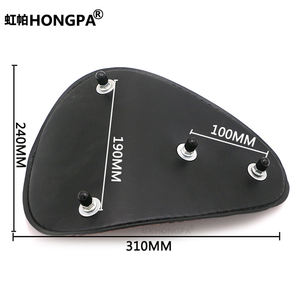 Asiento de motocicleta de cocodrilo, asiento vintage, cojín con Brackt de primavera para Harley <span class=keywords><strong>Cafe</strong></span> Racer - Product Image 5