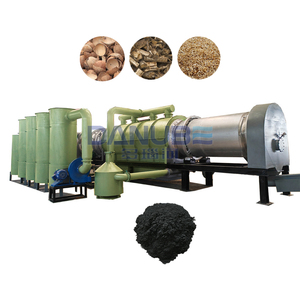 Four de carbonisation sans fumée pour la production de charbon de bois à partir de sciure de bois, de coques de riz et de coques de noix de coco - Product Image 1