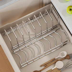 MIXWARES <span class=keywords><strong>Escurridor</strong></span> <span class=keywords><strong>de</strong></span> <span class=keywords><strong>Platos</strong></span> <span class=keywords><strong>de</strong></span> Acero Inoxidable, Organizador <span class=keywords><strong>de</strong></span> Cocina para <span class=keywords><strong>Platos</strong></span>, Tazones y Encimeras - Product Image 5